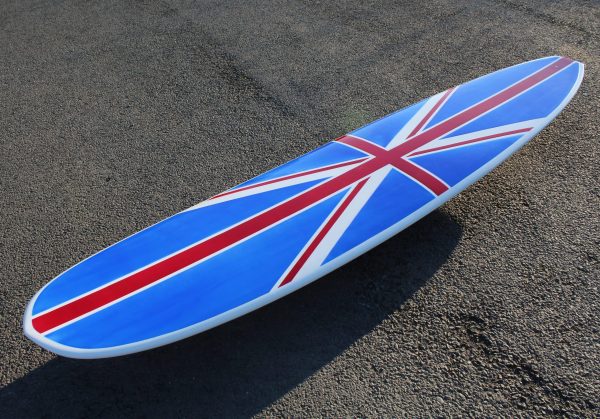 union jack Electrofish surfboard longboard