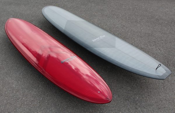 Custom Shaped Longboard Surfboards made in the UK by Electrofish Surfboards