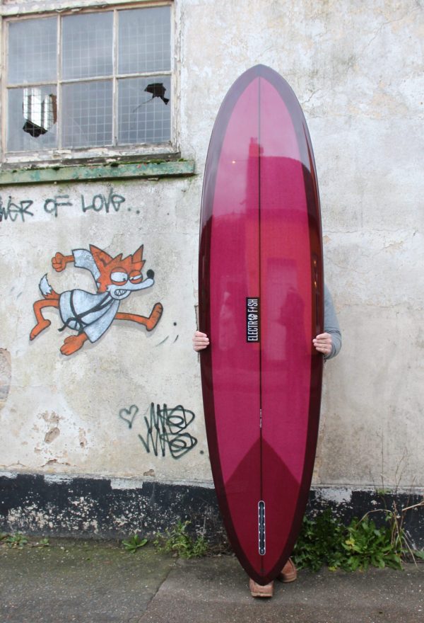 Single Fin Pintail Midlength Surfboard