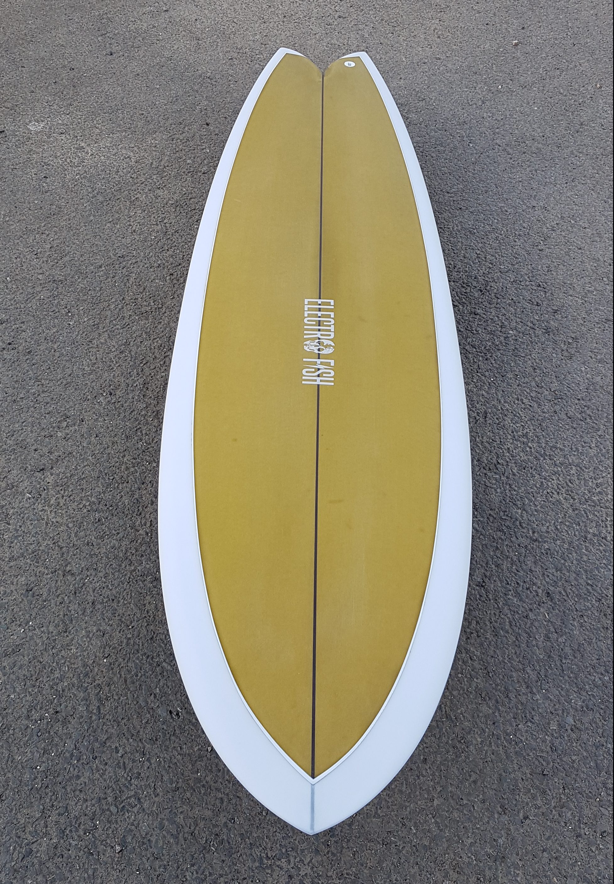 7'0 Long Fish Midlength Surfboard Twin Fin Futures Electrofish Surfboards