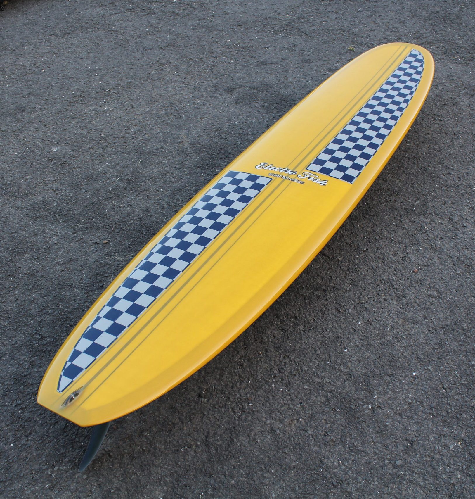 9'6 Traditional Noserider Glass On Single Fin Longboard - Image 14