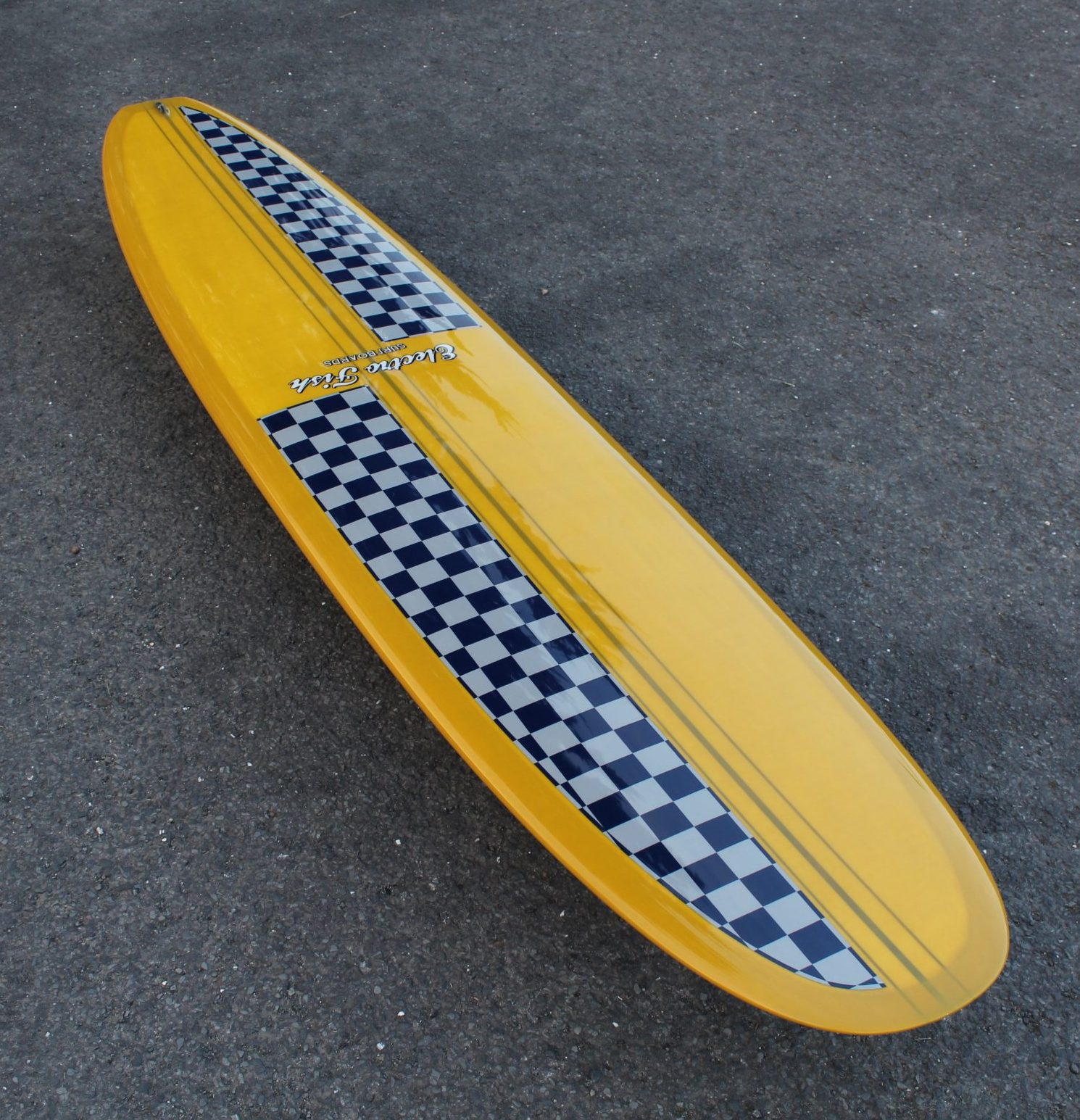 9'6 Traditional Noserider Glass On Single Fin Longboard - Image 13