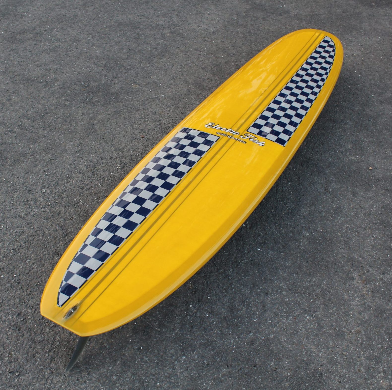 9'6 Traditional Noserider Glass On Single Fin Longboard - Image 12