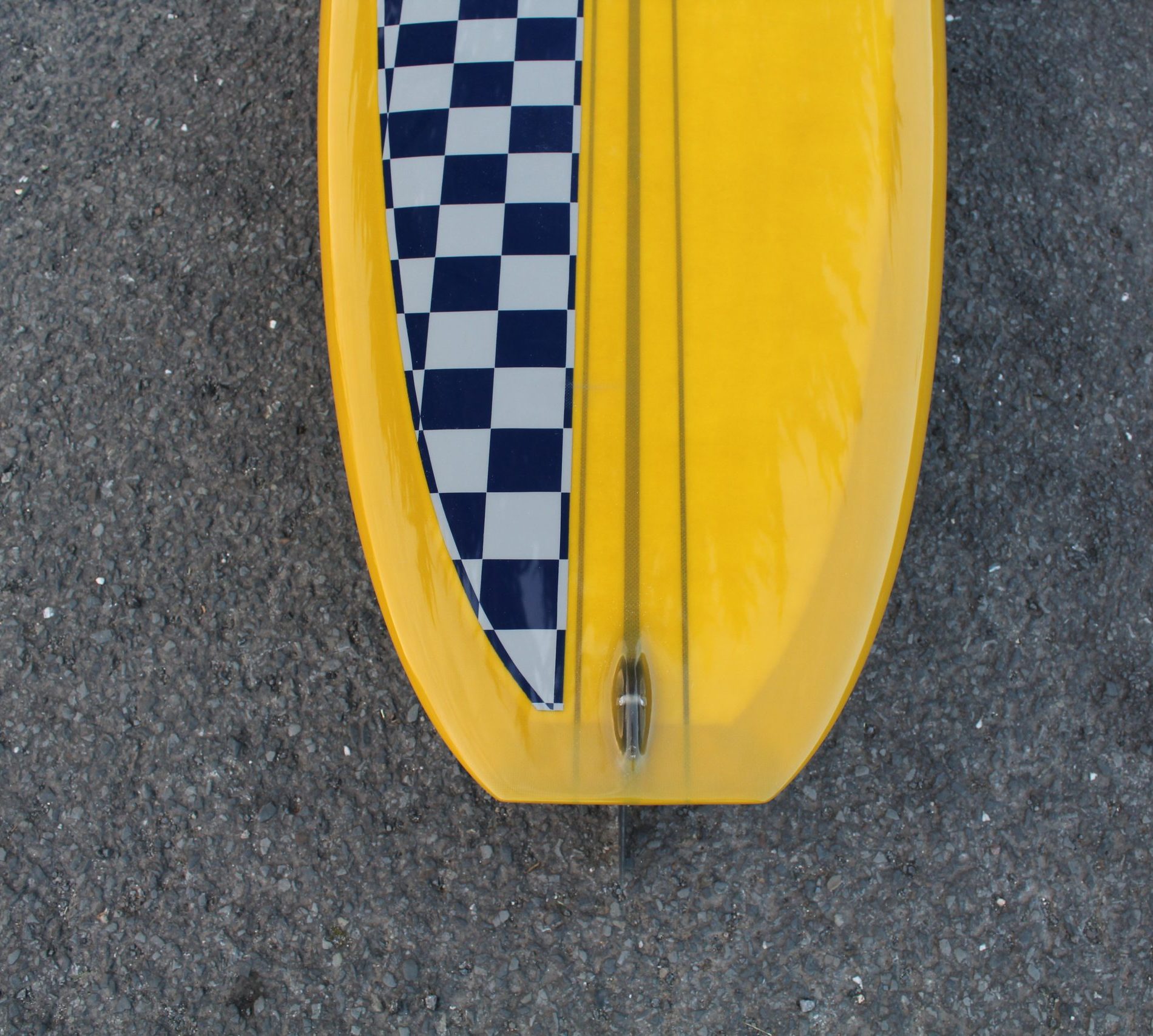 9'6 Traditional Noserider Glass On Single Fin Longboard - Image 8