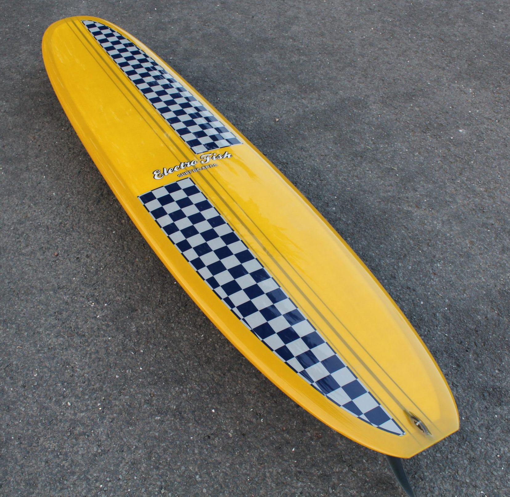 9'6 Traditional Noserider Glass On Single Fin Longboard