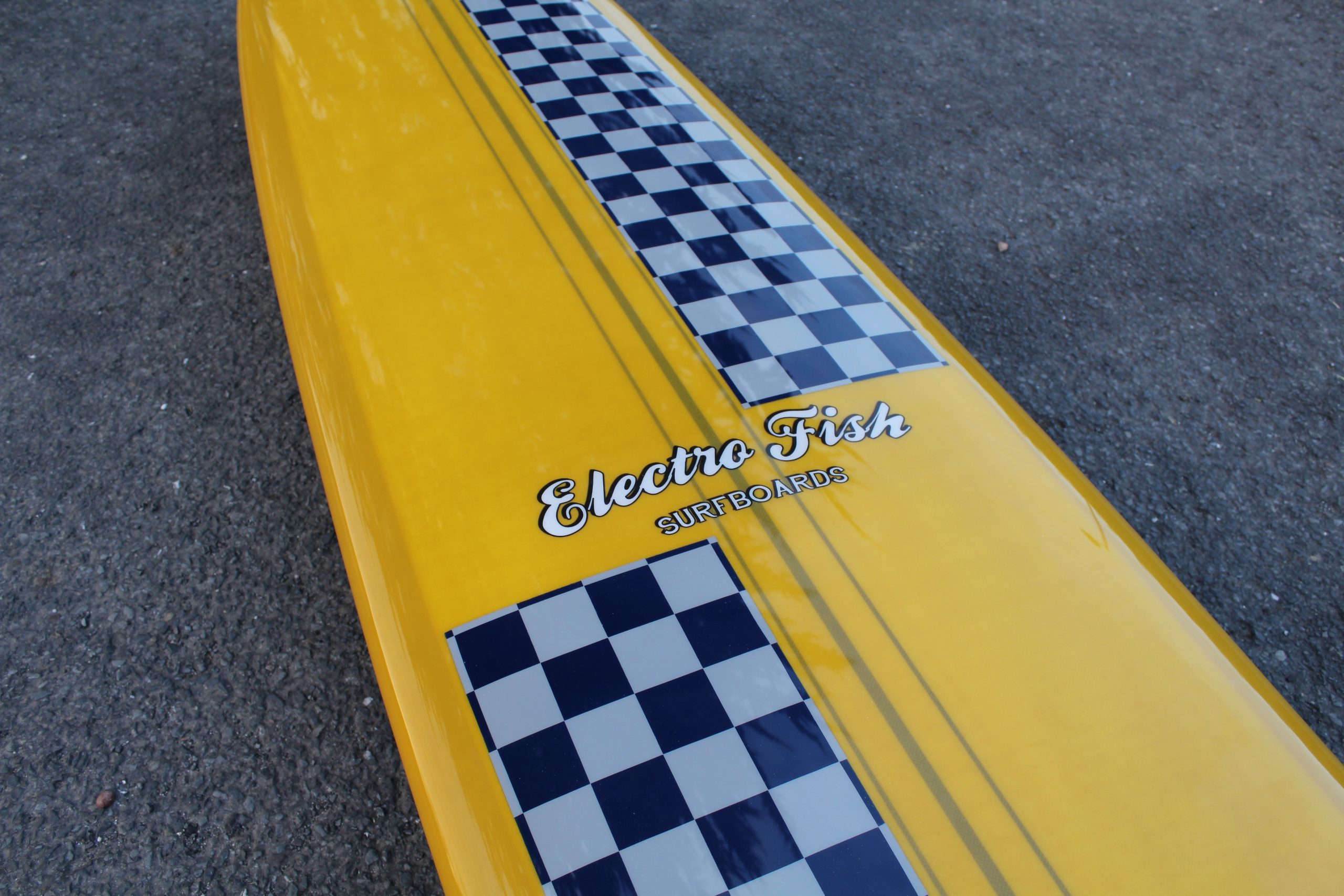 9'6 Traditional Noserider Glass On Single Fin Longboard - Image 6