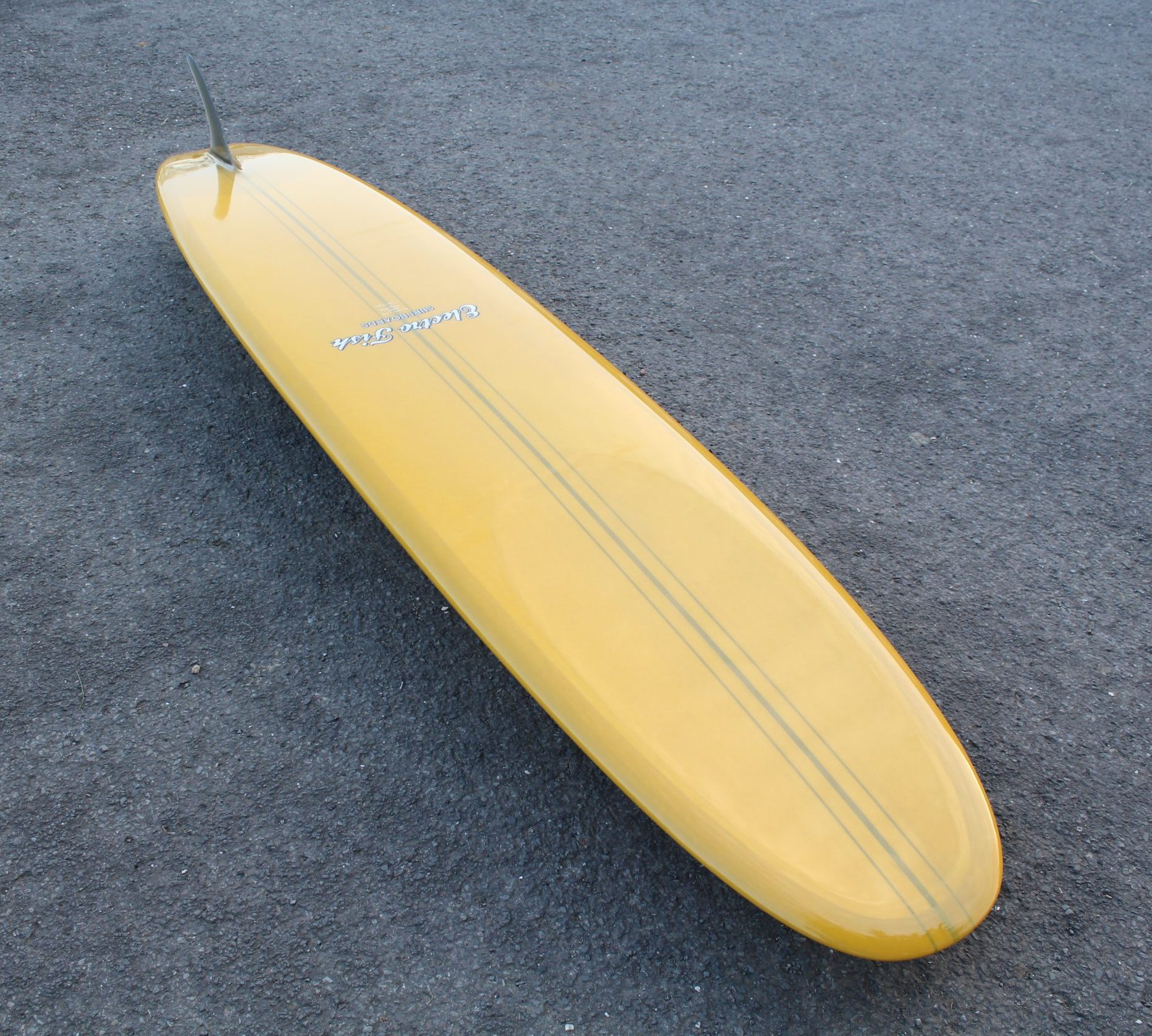9'6 Traditional Noserider Glass On Single Fin Longboard - Image 10